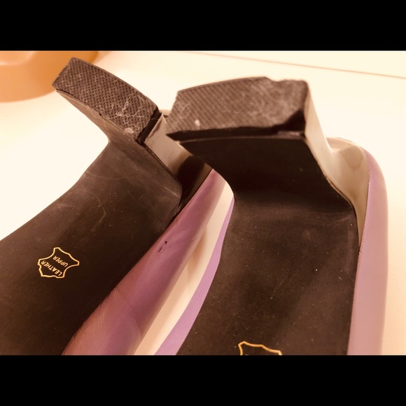 Impo size 11B purple heel leather shoe - Picture 3 of 7
